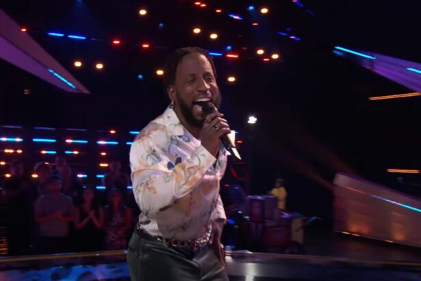 Gene Taylor performs during the Blind Auditions of "The Voice" 2024