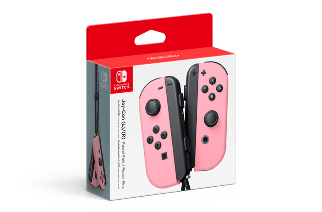 Pastel Pink Joy-Con Controllers