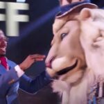 Sir Lion unmasked on "The Masked Singer."