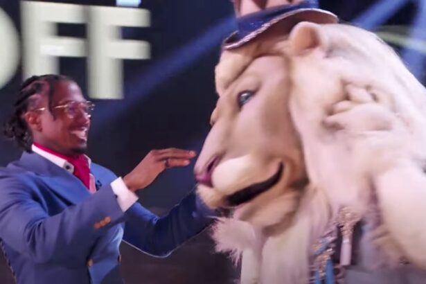 Sir Lion unmasked on "The Masked Singer."