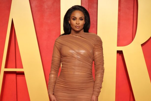 Ciara shares her weight on the scales after saying she wants to lose 70lbs after giving birth