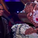 Nick Cannon and Clock on "The Masked Singer."