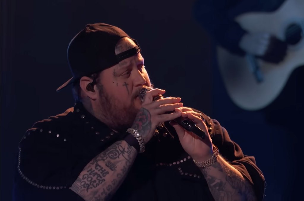 Watch Jelly Roll's New Vulnerable Debut New Song 'I Am Not OK' On 'The Voice' Finale