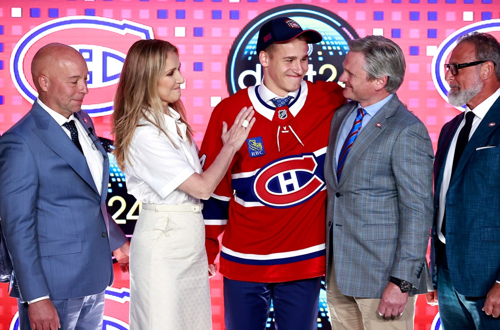 Celine Dion Announces Montreal Canadiens' First Pick in 2024 NHL Draft: 'Like a Movie'