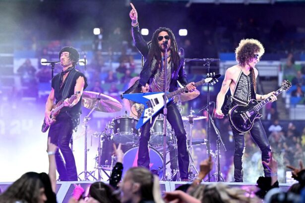 Lenny Kravitz electrifies at the 2024 Champions League Pregame Show Final in London