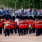 The Buckingham Palace Military Band plays Taylor Swift's 'Shake It Off' as the Eras Tour hits London