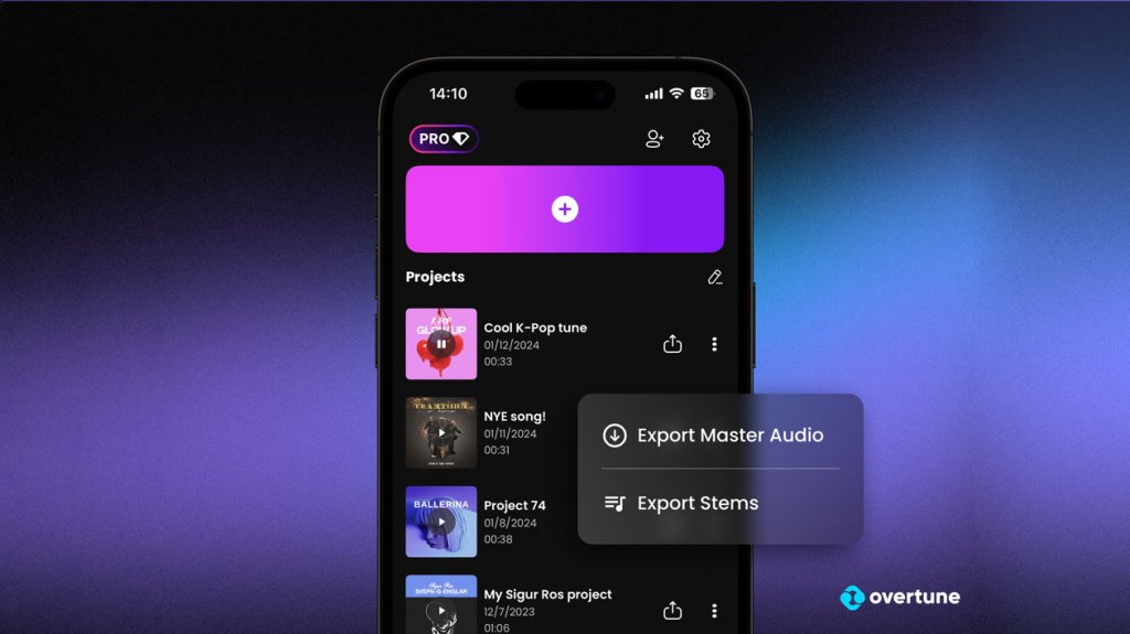 With the SoundOn integration, the music-making app Overtune joins TikTok