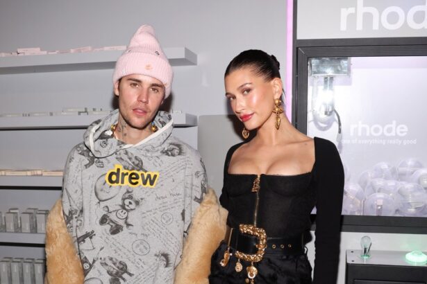 Justin Bieber hugs wife Hailey's baby in sweet pregnancy photos