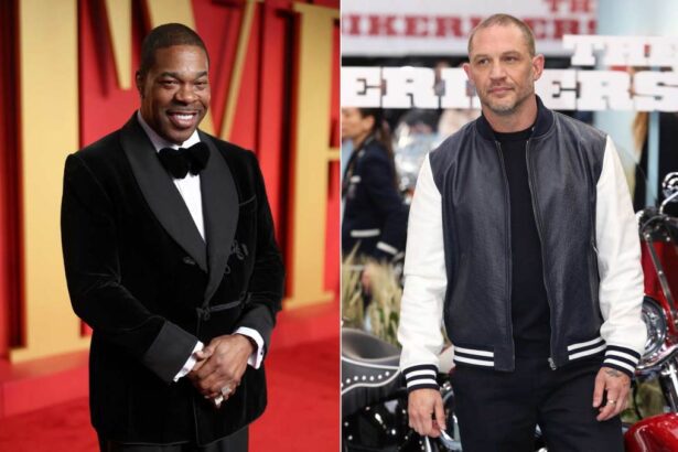 Busta Rhymes visits Tom Hardy on set and tells fans to 'stay tuned' for possible collaboration