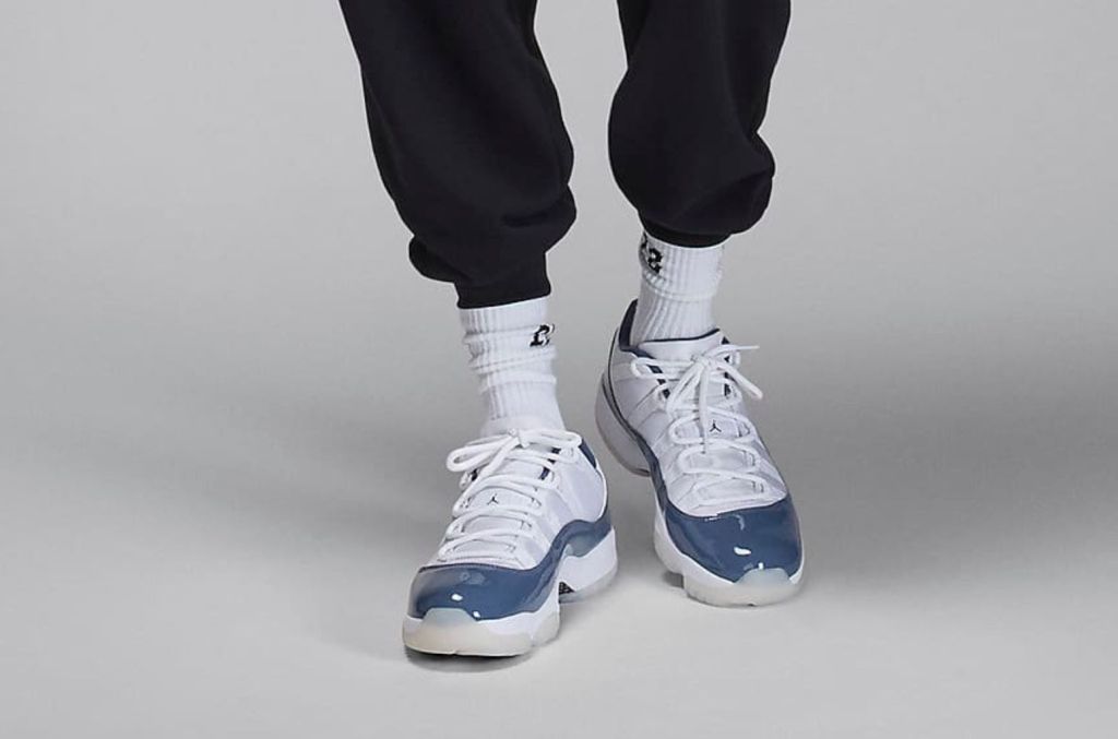 Nike Drops New Air Jordan 11 Retro Low 'Diffused Blue' Sneakers