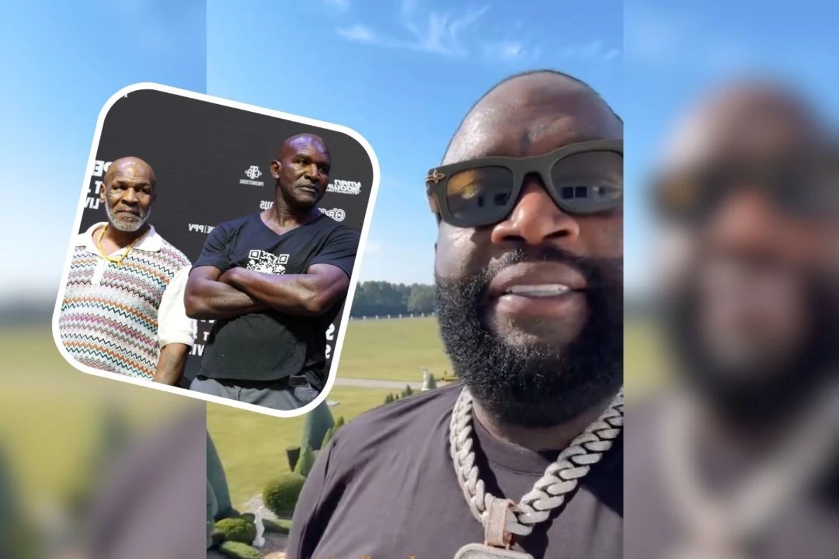 Rick Ross will officiate the boxing match between Tyson and Holyfield