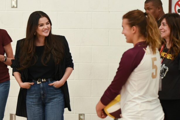 Selena Gomez stuns high school volleyball team, watches weekend game in Telluride