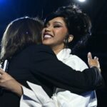 Cardi B delivers speech on women's rights, health care and more at Kamala Harris' Milwaukee Rally